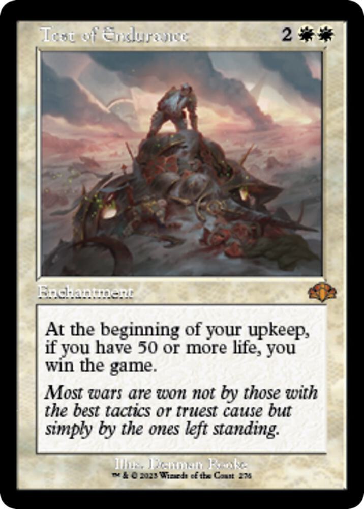 Test of Endurance (Retro Frame) (276) [Dominaria Remastered]