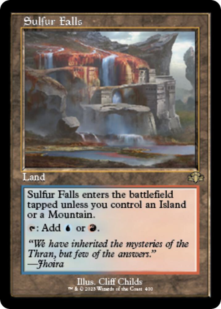 Sulfur Falls (Retro Frame) (400) [Dominaria Remastered]