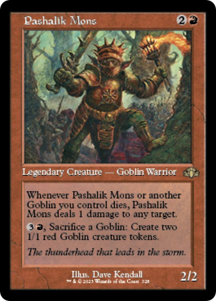 Pashalik Mons (Retro Frame) (328) [Dominaria Remastered]