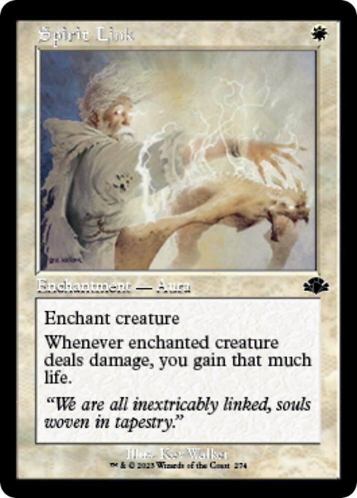Spirit Link (Retro Frame) (274) [Dominaria Remastered]