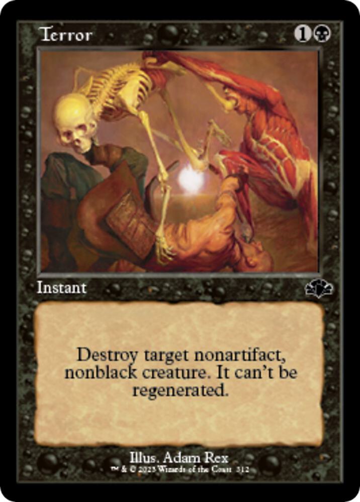 Terror (Retro Frame) (312) [Dominaria Remastered]