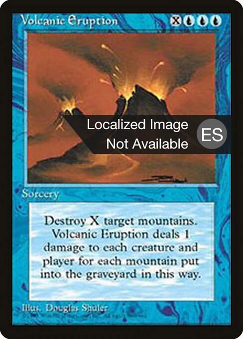 Volcanic Eruption (112) [Fourth Edition Foreign Black Border]