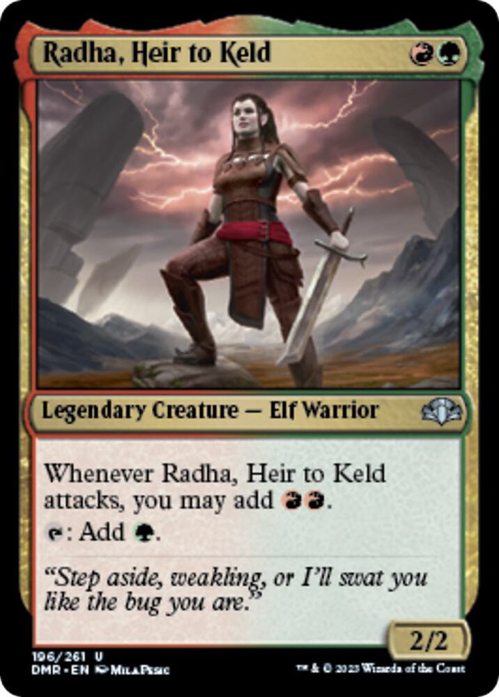Radha, Heir to Keld (196) [Dominaria Remastered]