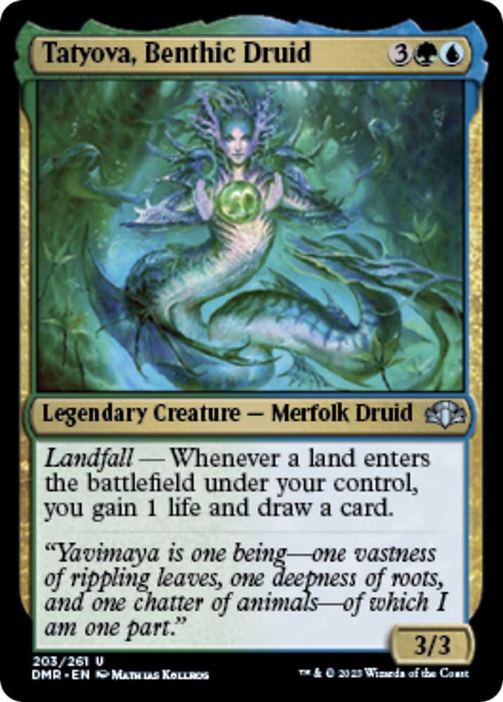 Tatyova, Benthic Druid (203) [Dominaria Remastered]