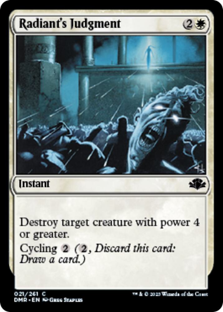 Radiant's Judgment (21) [Dominaria Remastered]