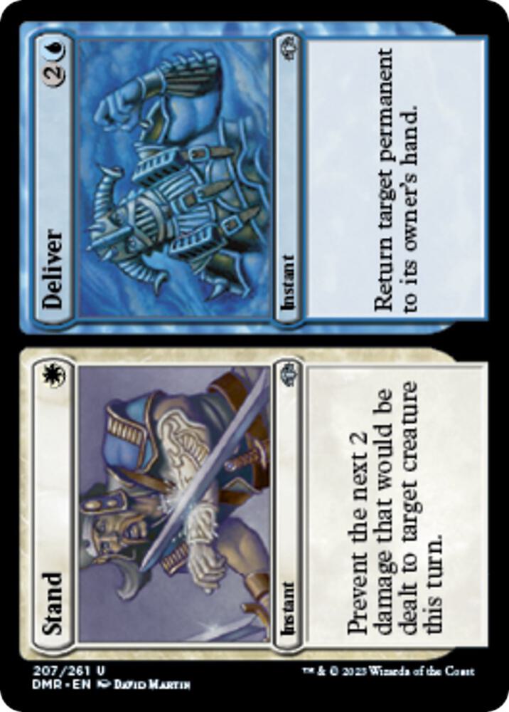 Stand // Deliver (207) [Dominaria Remastered]