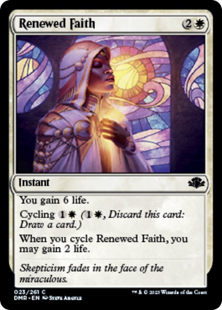 Renewed Faith (23) [Dominaria Remastered]