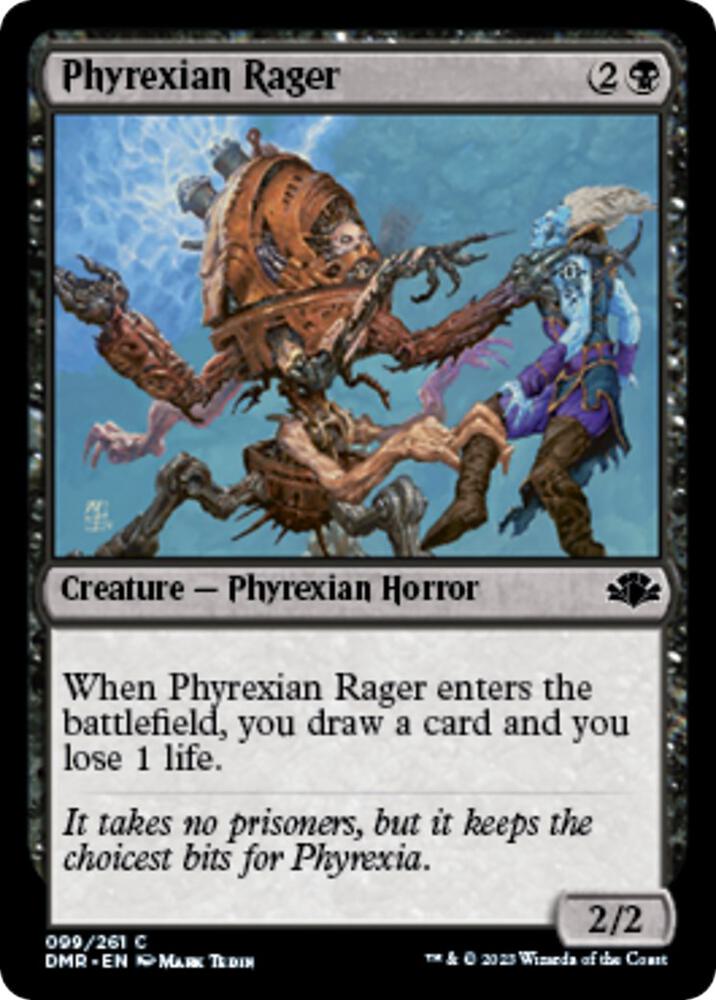 Phyrexian Rager (99) [Dominaria Remastered]