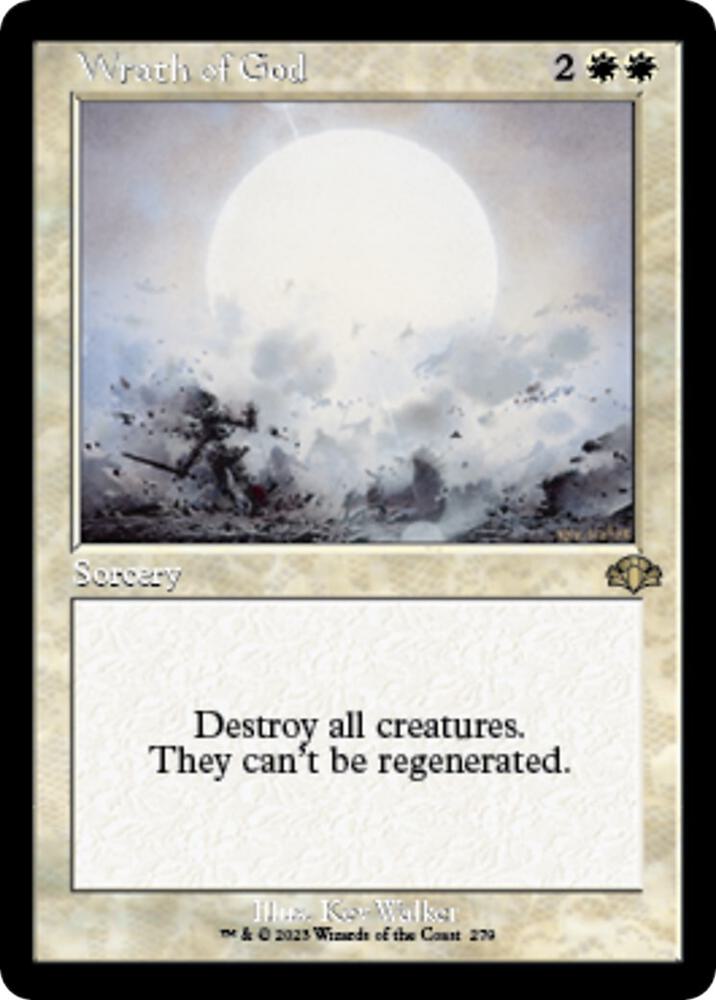 Wrath of God (Retro Frame) (279) [Dominaria Remastered]