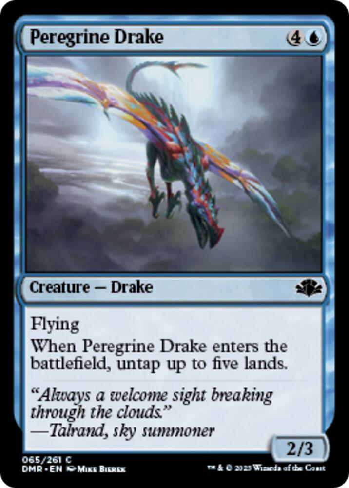 Peregrine Drake (65) [Dominaria Remastered]
