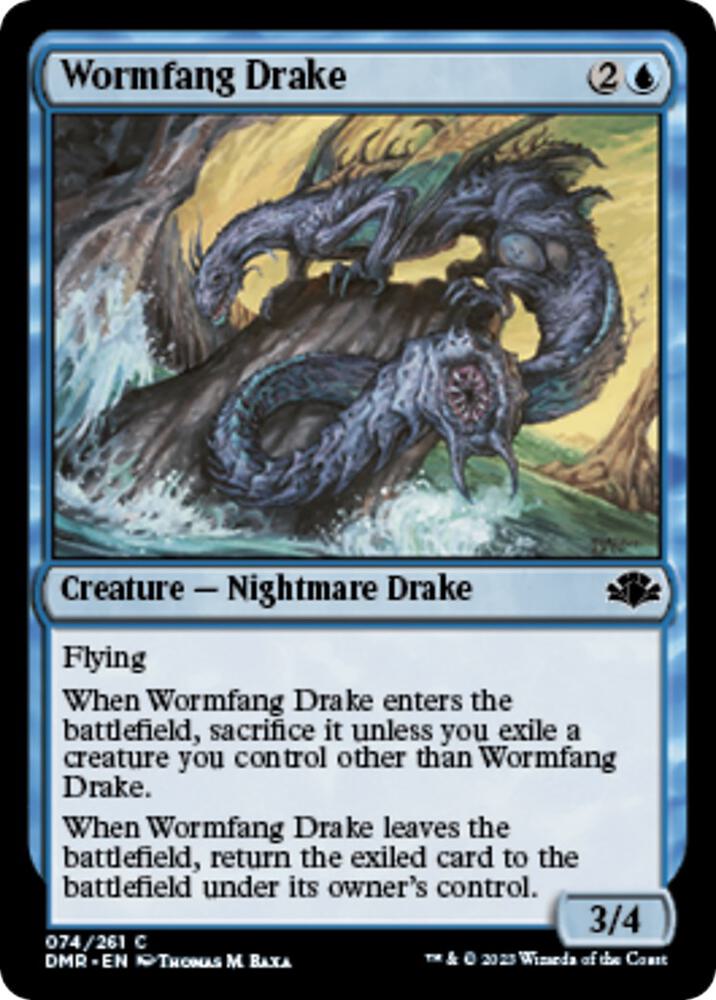 Wormfang Drake (74) [Dominaria Remastered]
