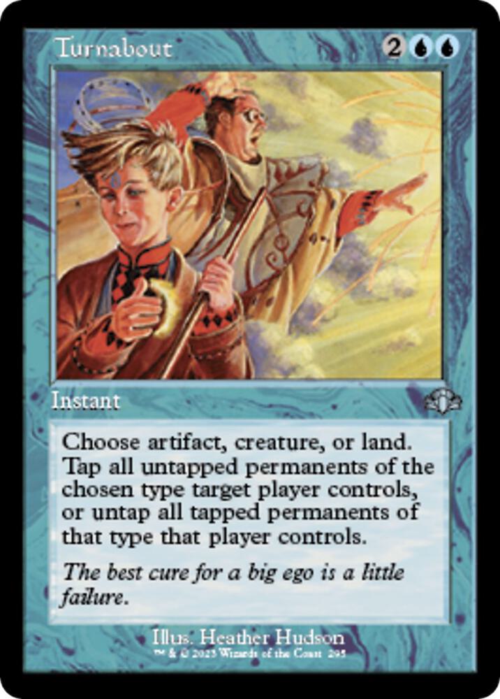 Turnabout (Retro Frame) (295) [Dominaria Remastered]
