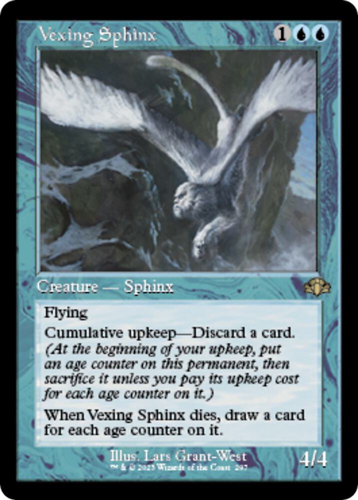 Vexing Sphinx (Retro Frame) (297) [Dominaria Remastered]