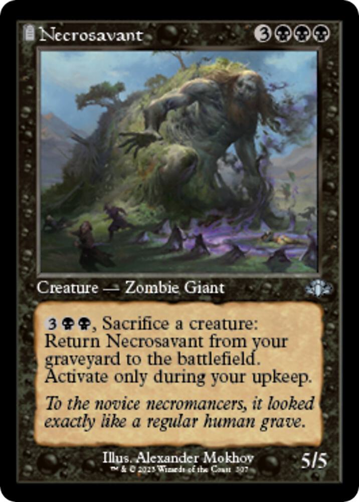 Necrosavant (Retro Frame) (307) [Dominaria Remastered]