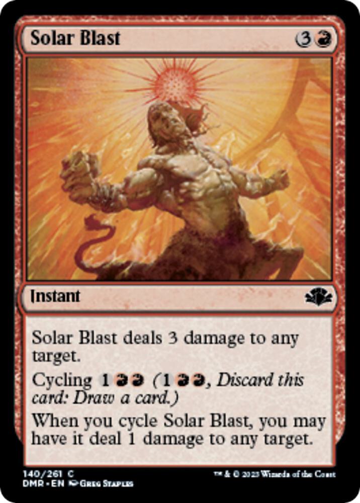 Solar Blast (140) [Dominaria Remastered]