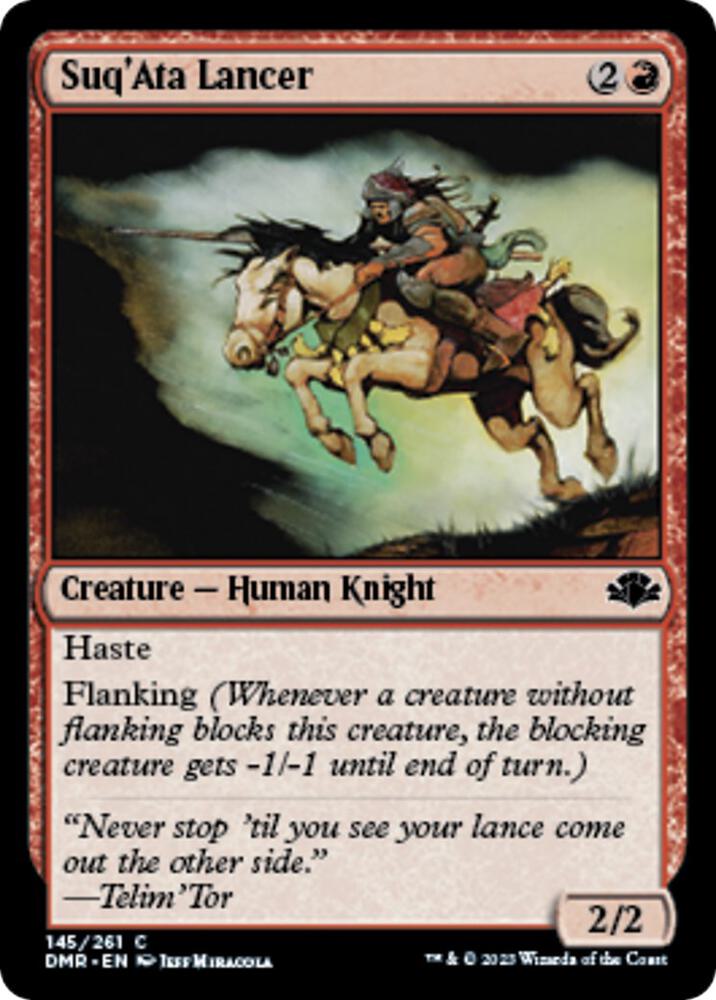 Suq'Ata Lancer (145) [Dominaria Remastered]