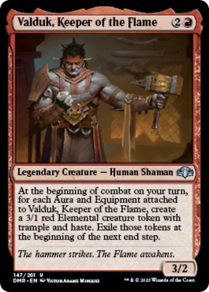 Valduk, Keeper of the Flame (147) [Dominaria Remastered]