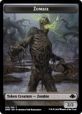Zombie Token (5) [Dominaria Remastered]