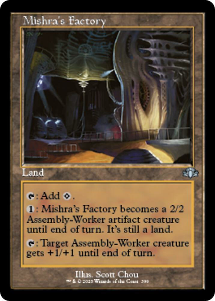 Mishra's Factory (Retro Frame) (399) [Dominaria Remastered]
