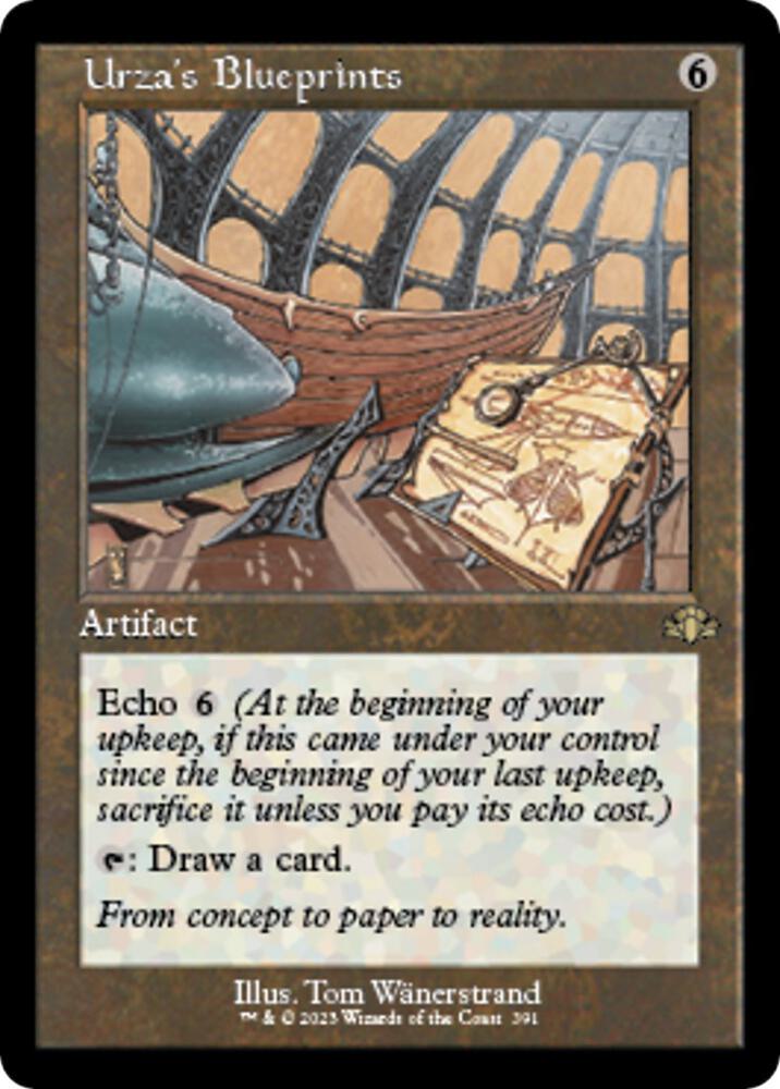 Urza's Blueprints (Retro Frame) (391) [Dominaria Remastered]