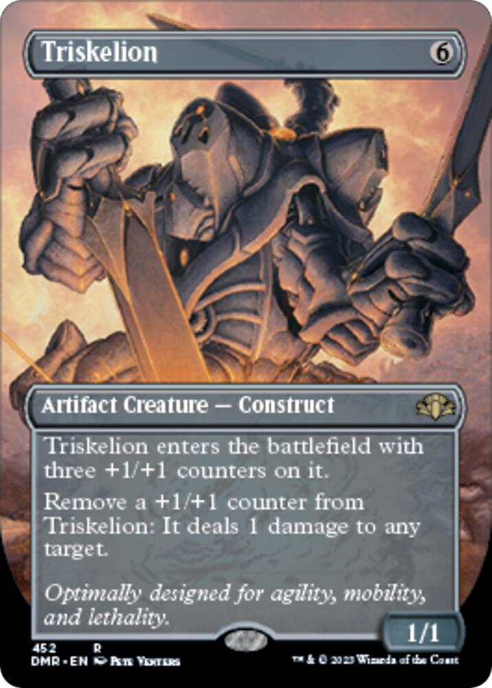Triskelion (Borderless) (452) [Dominaria Remastered] [Borderless]