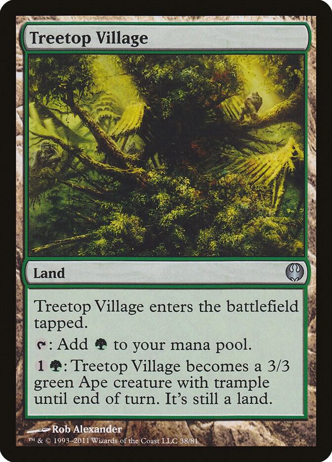 Treetop Village (38) [Duel Decks: Knights vs. Dragons]