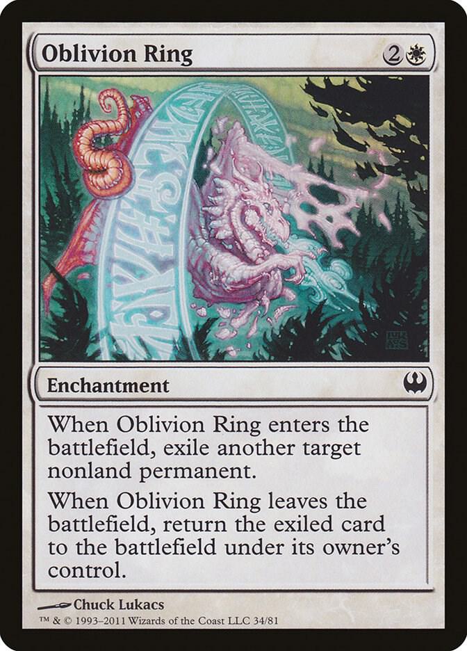 Oblivion Ring (34) [Duel Decks: Knights vs. Dragons]