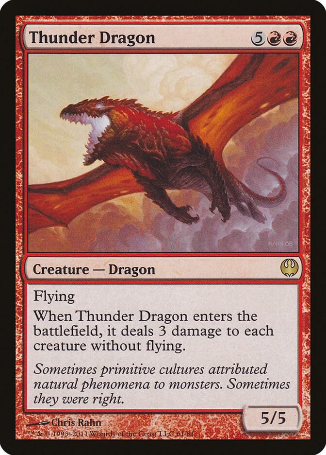Thunder Dragon (61) [Duel Decks: Knights vs. Dragons]