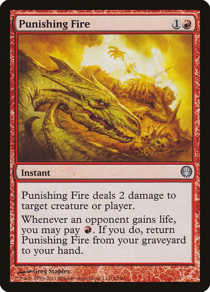 Punishing Fire (66) [Duel Decks: Knights vs. Dragons]