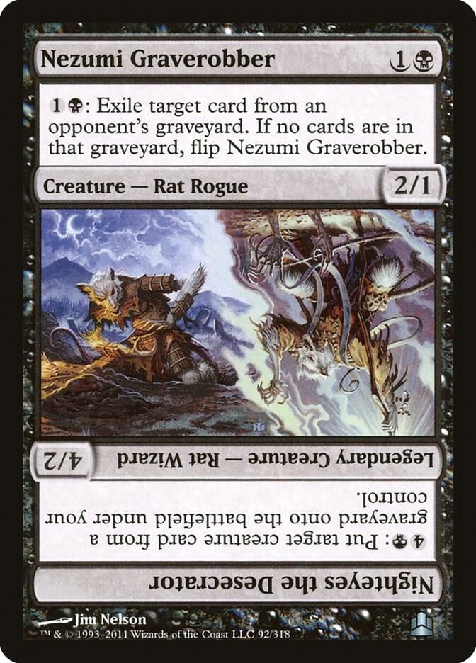 Nezumi Graverobber // Nighteyes the Desecrator (92) [Commander]
