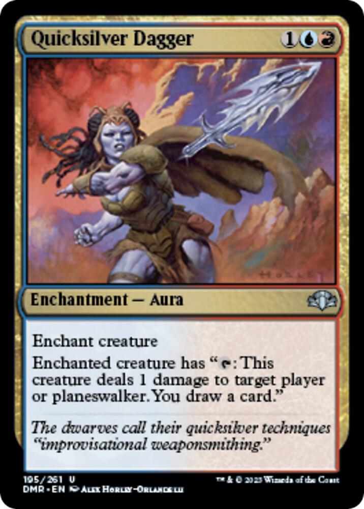 Quicksilver Dagger (195) [Dominaria Remastered]