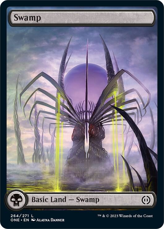 Swamp (264) - Full Art [Phyrexia: All Will Be One]