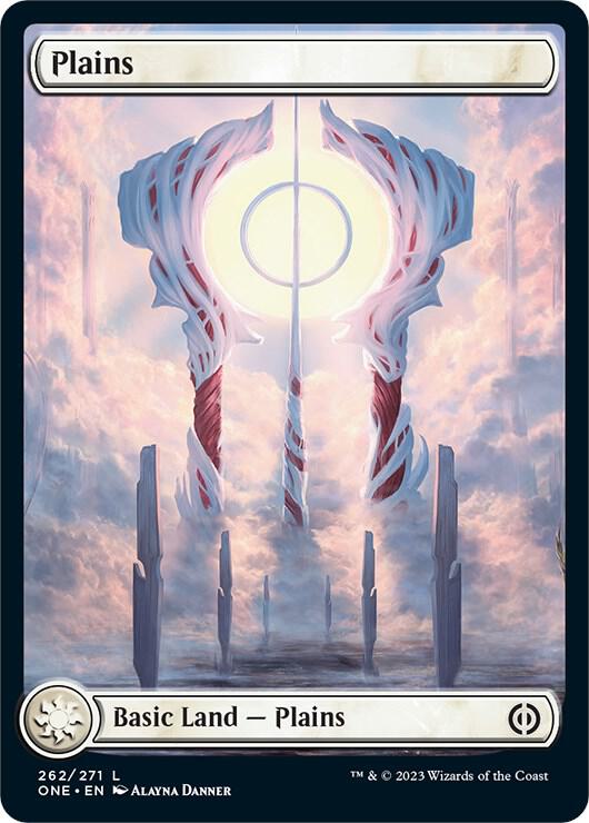 Plains (262) - Full Art [Phyrexia: All Will Be One]