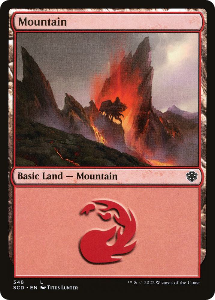 Mountain (348) [Starter Commander Decks]
