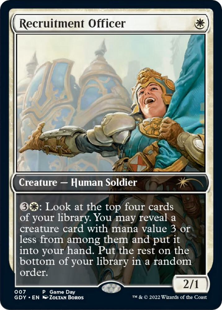 Recruitment Officer (7) [Game Day Promos]