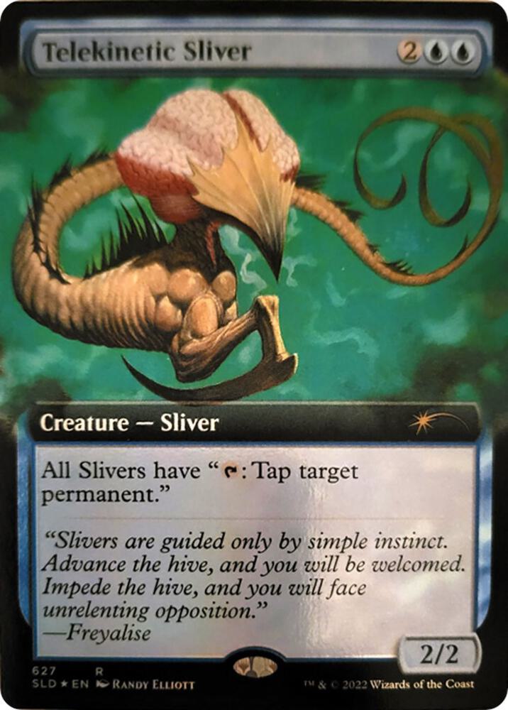 Telekinetic Sliver (Extended Art) (627) [Secret Lair Drop] [Extended Art]