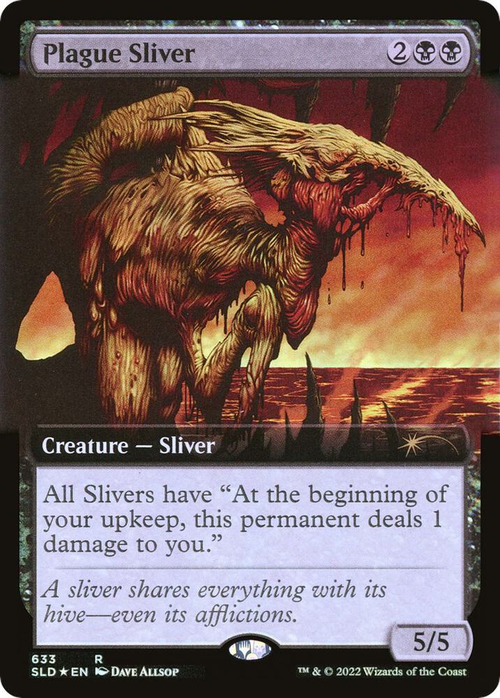 Plague Sliver (Extended Art) (633) [Secret Lair Drop] [Extended Art]