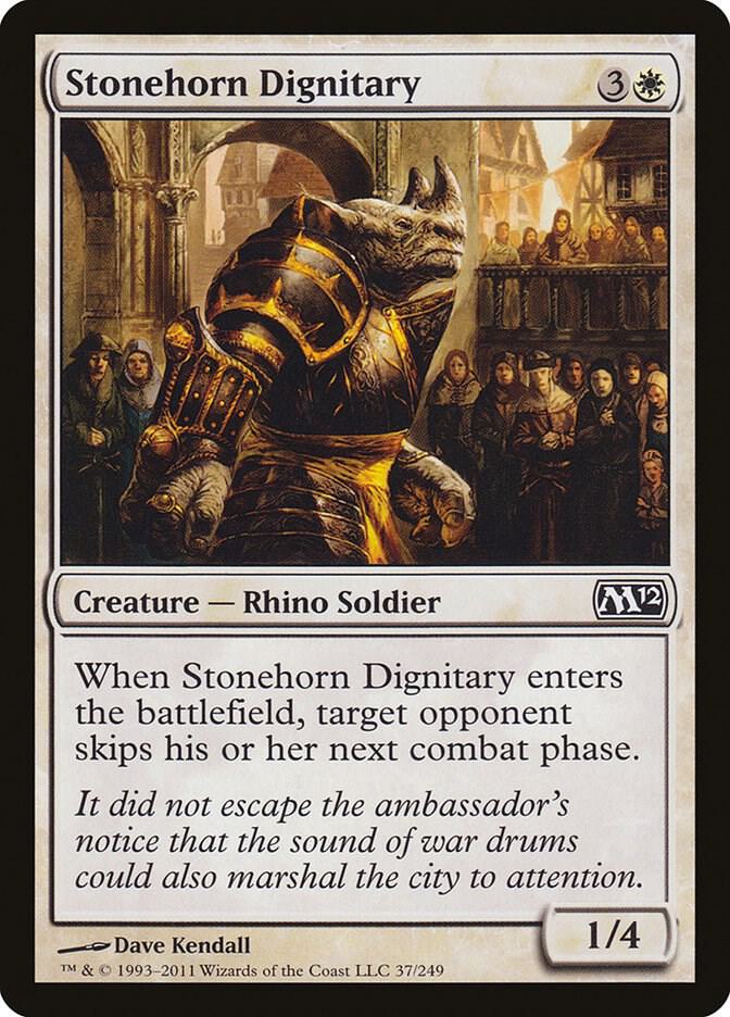Stonehorn Dignitary (37) [Magic 2012]