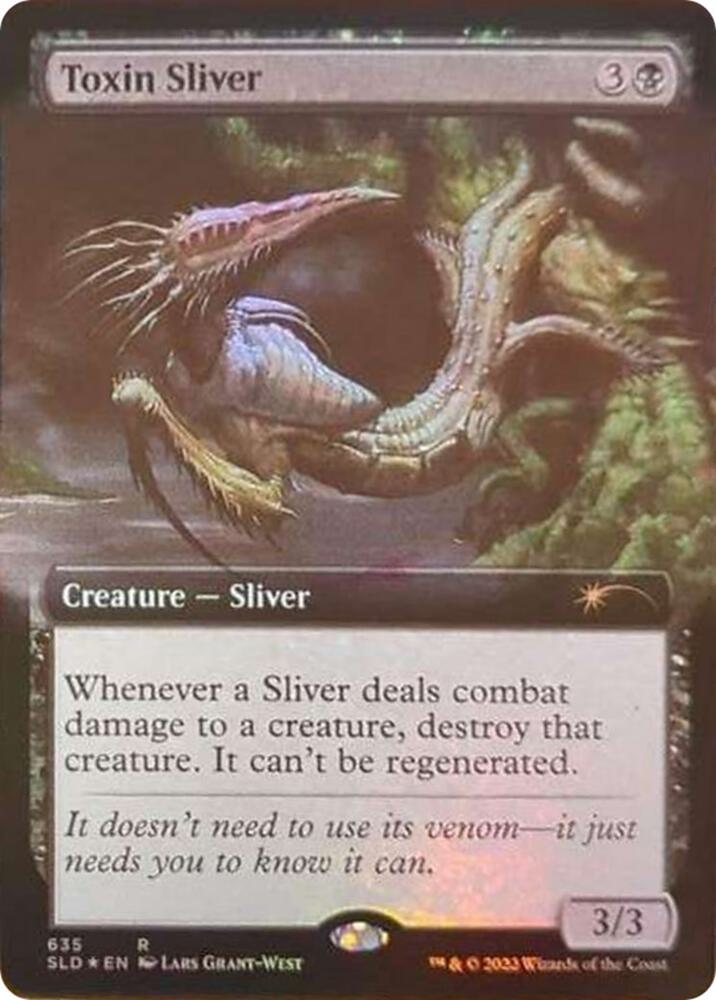 Toxin Sliver (Extended Art) (635) [Secret Lair Drop] [Extended Art]