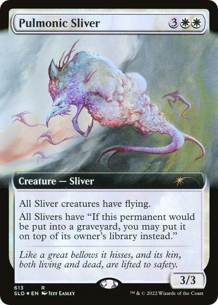 Pulmonic Sliver (Extended Art) (613) [Secret Lair Drop] [Extended Art]