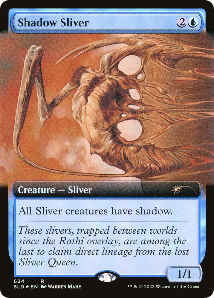 Shadow Sliver (Extended Art) (624) [Secret Lair Drop] [Extended Art]