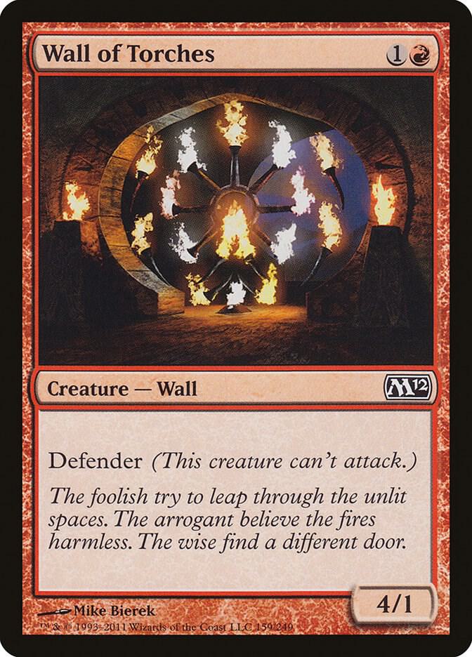 Wall of Torches (159) [Magic 2012]