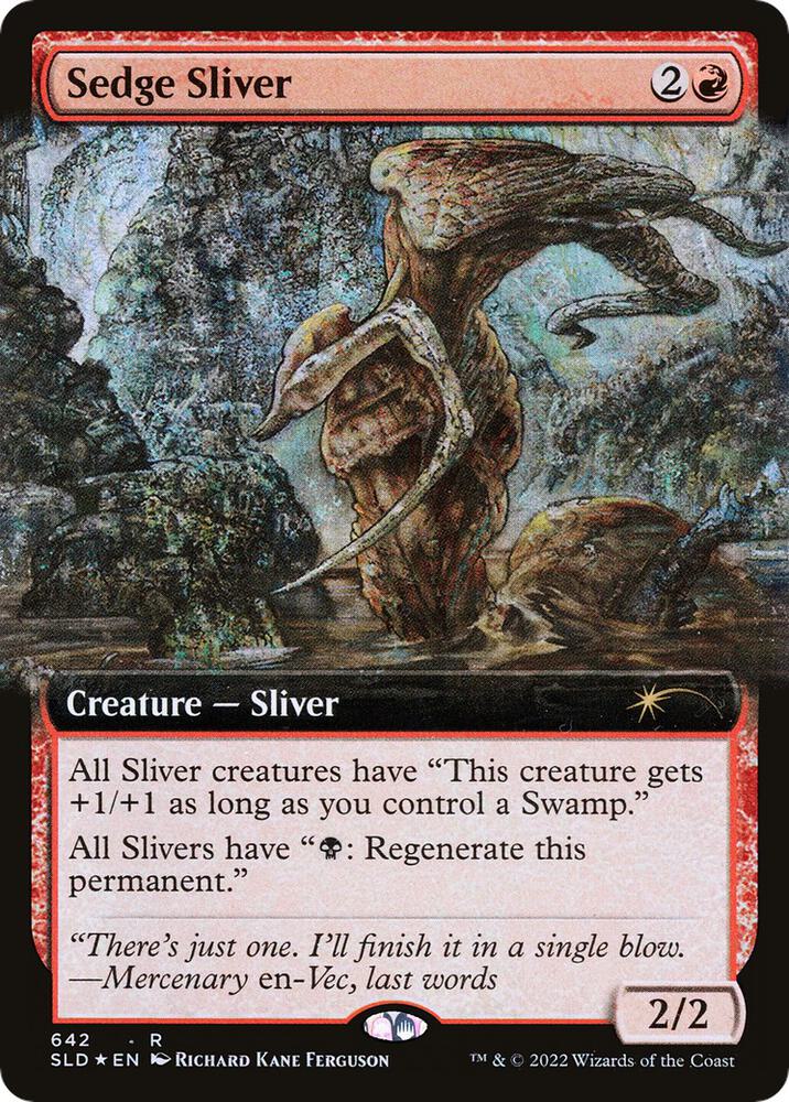 Sedge Sliver (Extended Art) (642) [Secret Lair Drop] [Extended Art]