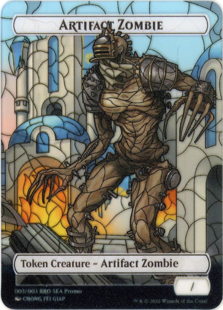 Artifact Zombie Token [SEA Exclusive] (3) [The Brothers' War]