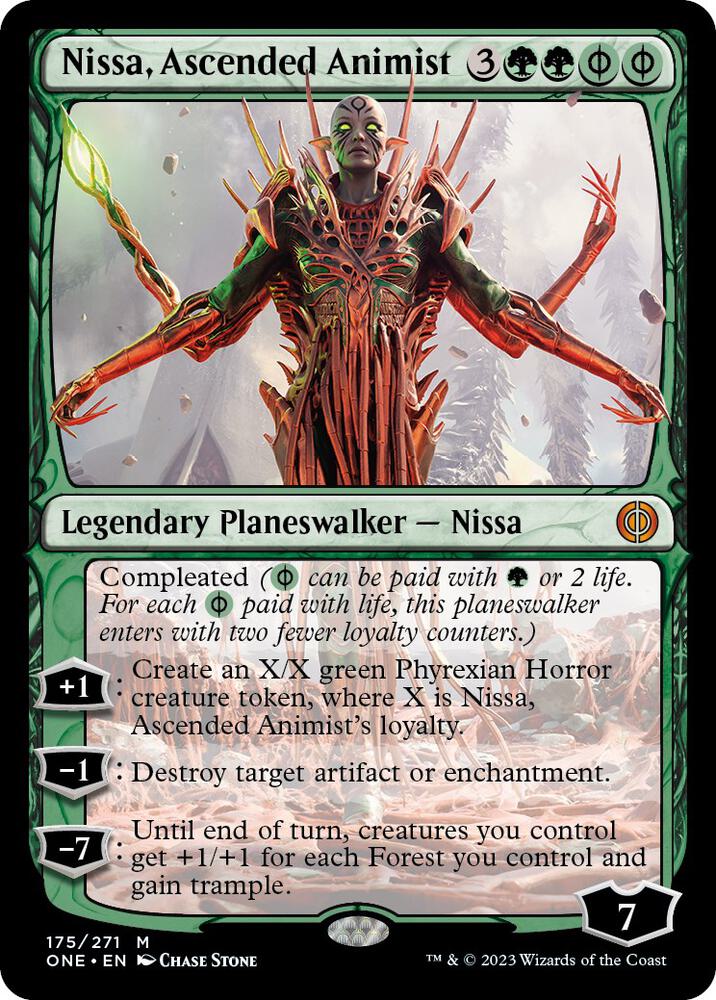 Nissa, Ascended Animist (175) [Phyrexia: All Will Be One]