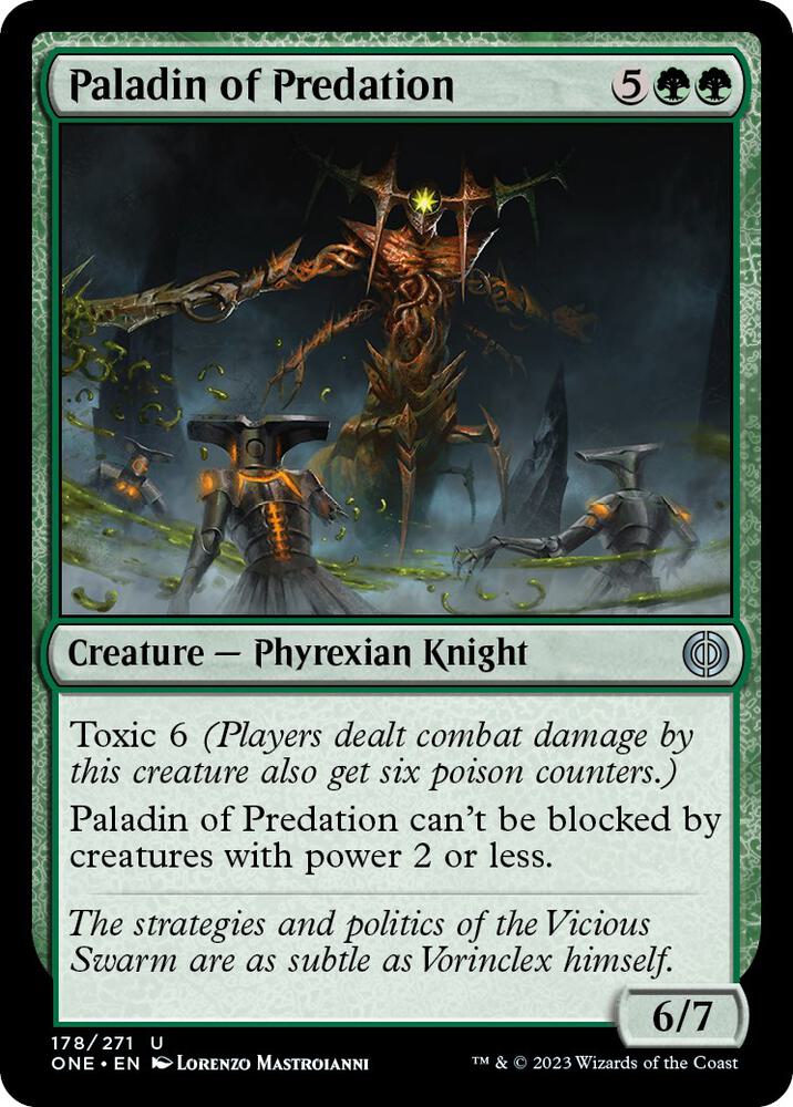 Paladin of Predation (178) [Phyrexia: All Will Be One]