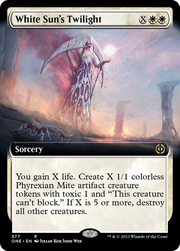 White Sun's Twilight (Extended Art) (377) [Phyrexia: All Will Be One] [Extended Art]