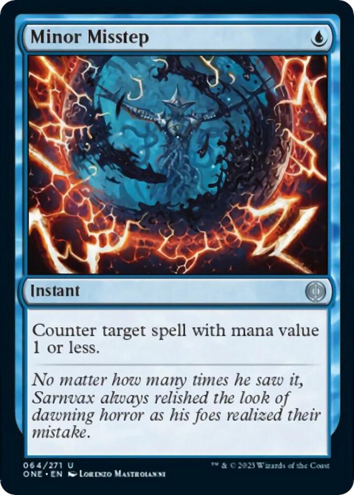 Minor Misstep (64) [Phyrexia: All Will Be One]