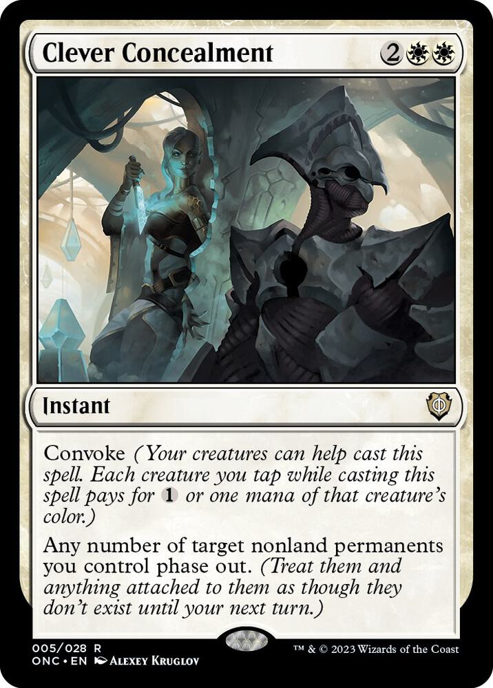 Clever Concealment (5) [Phyrexia: All Will Be One Commander]