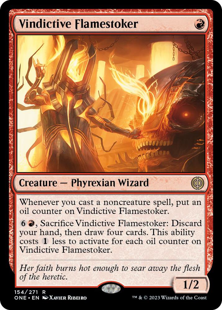 Vindictive Flamestoker (154) [Phyrexia: All Will Be One]